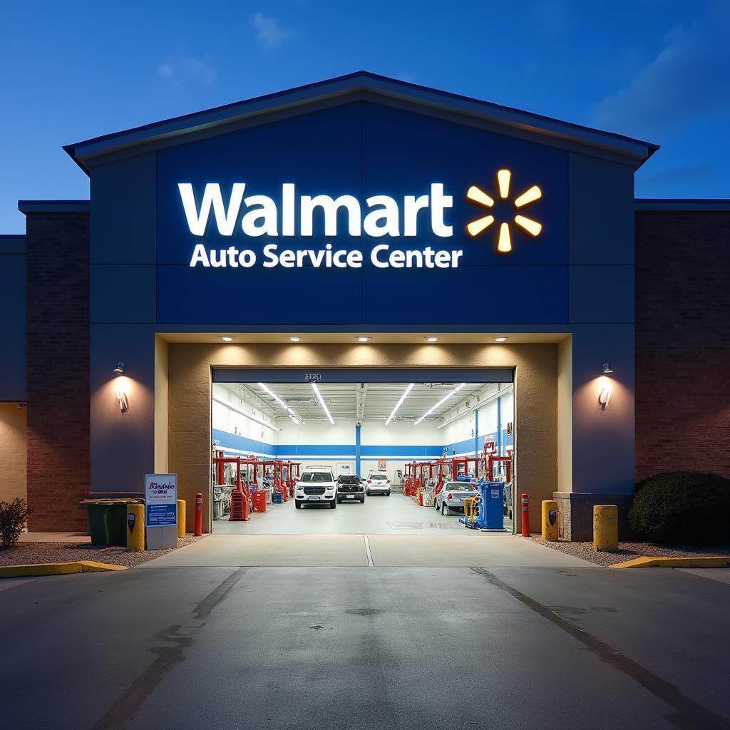 Walmart Auto Service Center Entrance