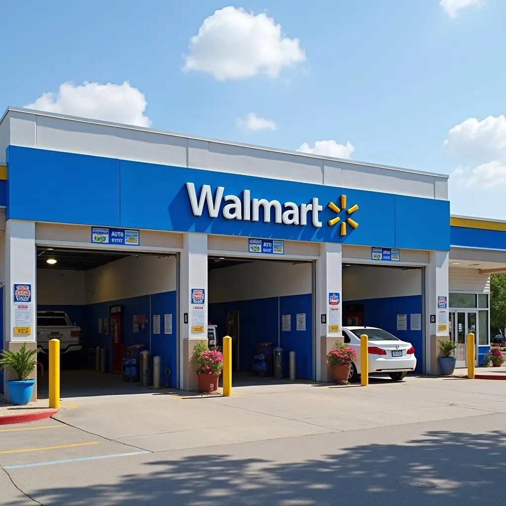 Walmart Auto Service Center Entrance