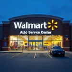 Walmart Auto Service Center Exterior