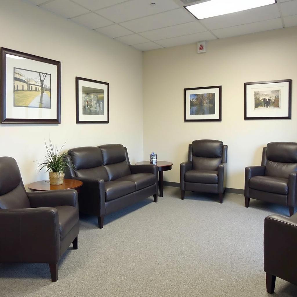 West Monroe OMV waiting area