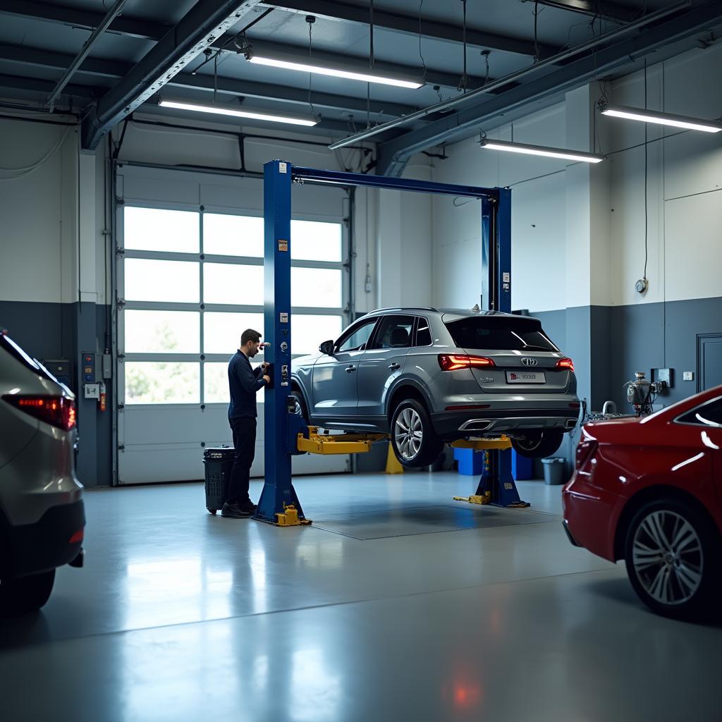 Modern Auto Service Shop in Westa Germany