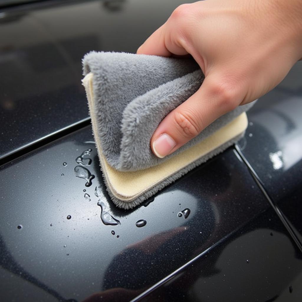 Wet Sanding Car Bumper After Paint Repair