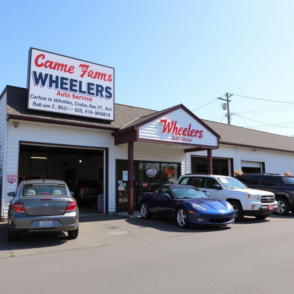 Wheelers Auto Service building in Hamden CT