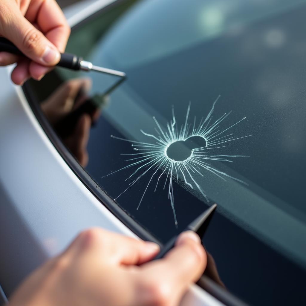 Assessing a Car Windshield Crack