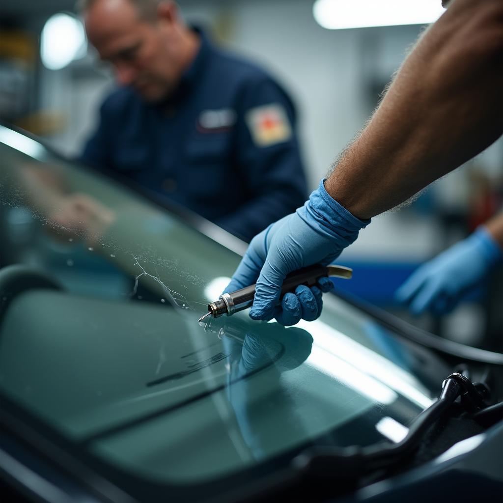 Windshield repair in Knoxville