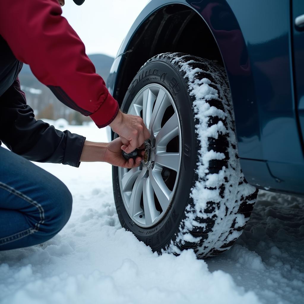 Winter Tire Change Stowe