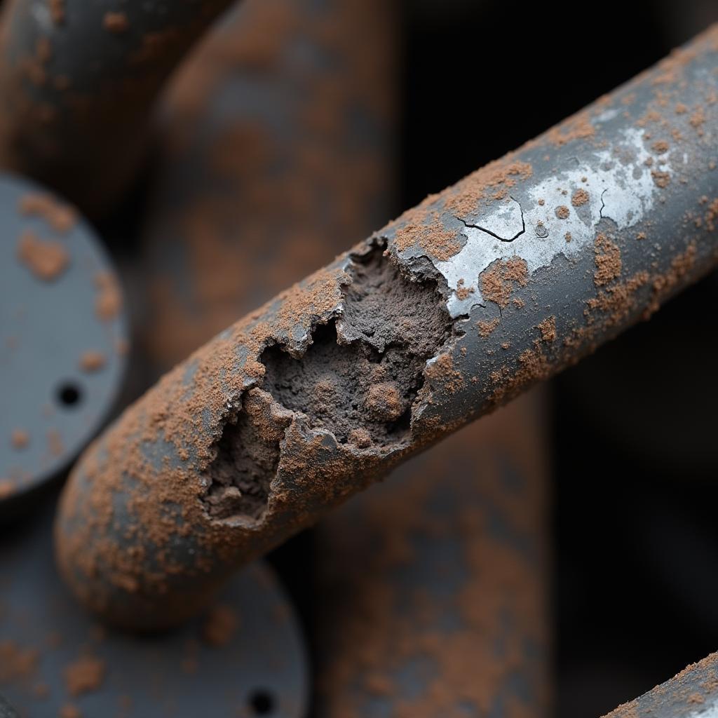 worn car spring