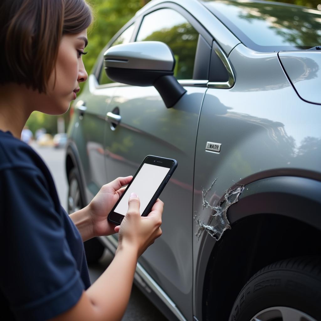 Pre-Rental Inspection of a Zoomcar