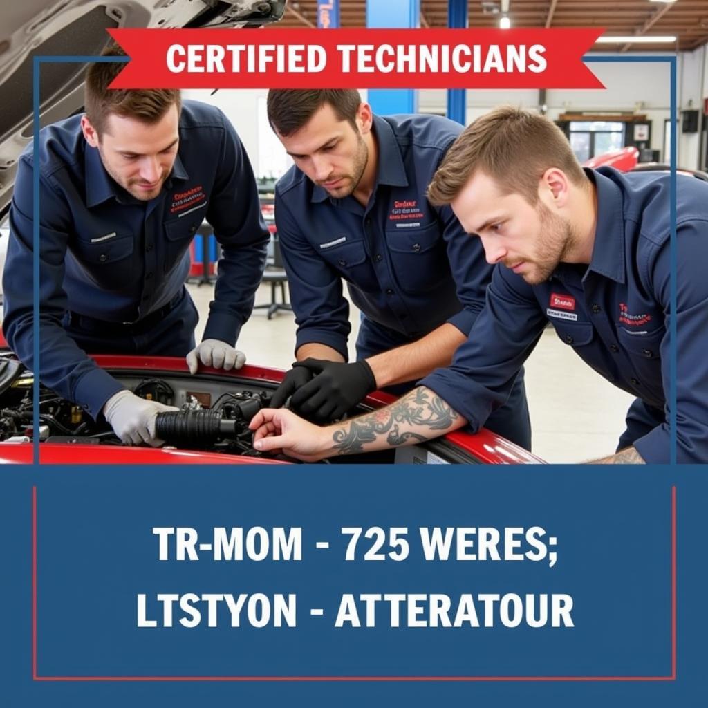 Certified Technicians at 123 Auto Service Montreuil