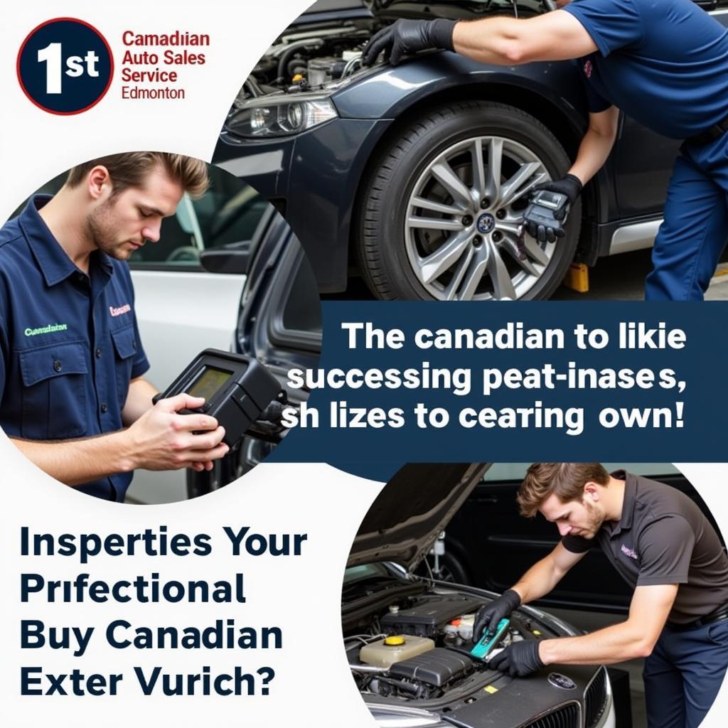 Vehicle Inspection at 1st Canadian Auto Sales and Service Edmonton