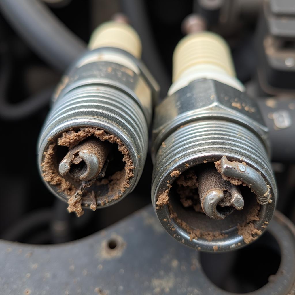 Worn Spark Plugs in a 2010 Honda Civic LX