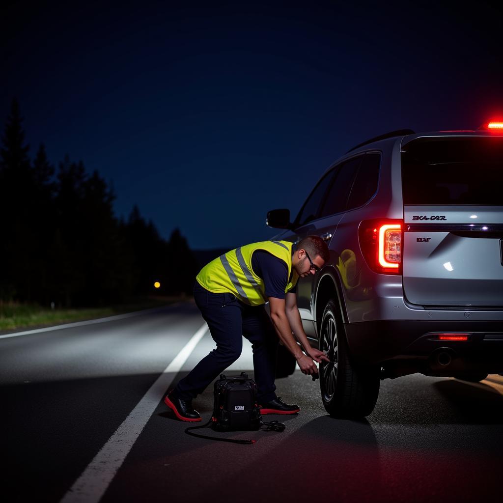 24 Hour Tire Change Service