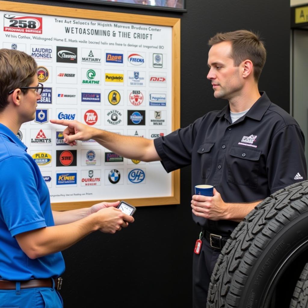 Tire Selection at 258 Tire & Auto Service Center