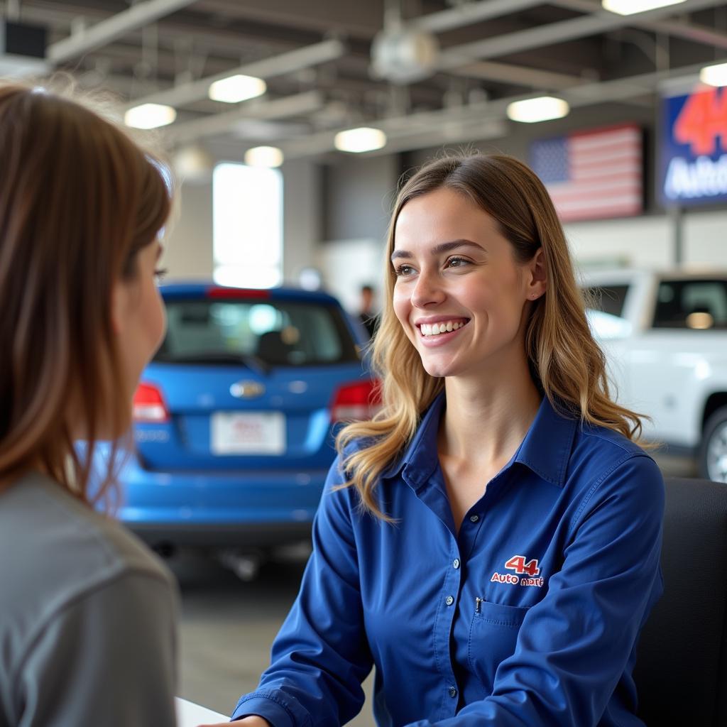 Customer Service at 44 Auto Mart Service Center