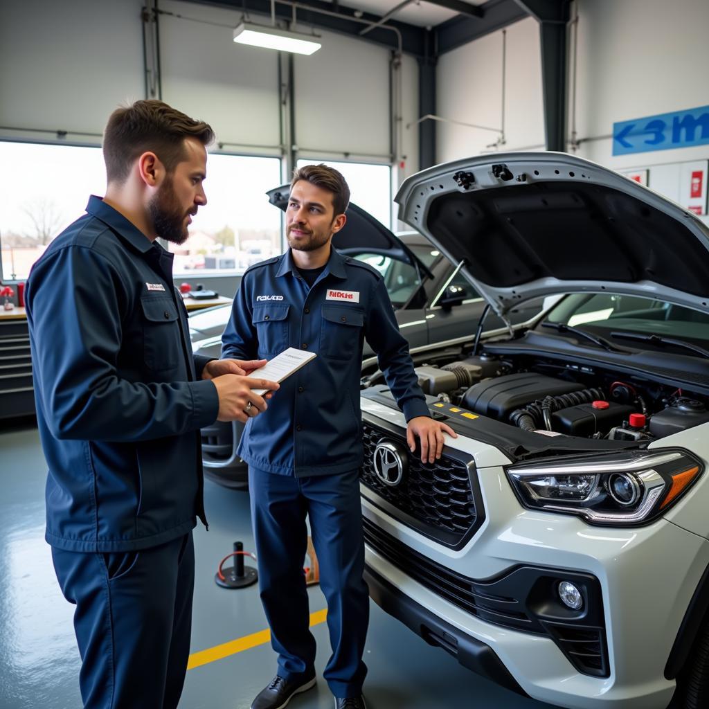 ASE Certified Technicians at a 7th St Auto Service Center