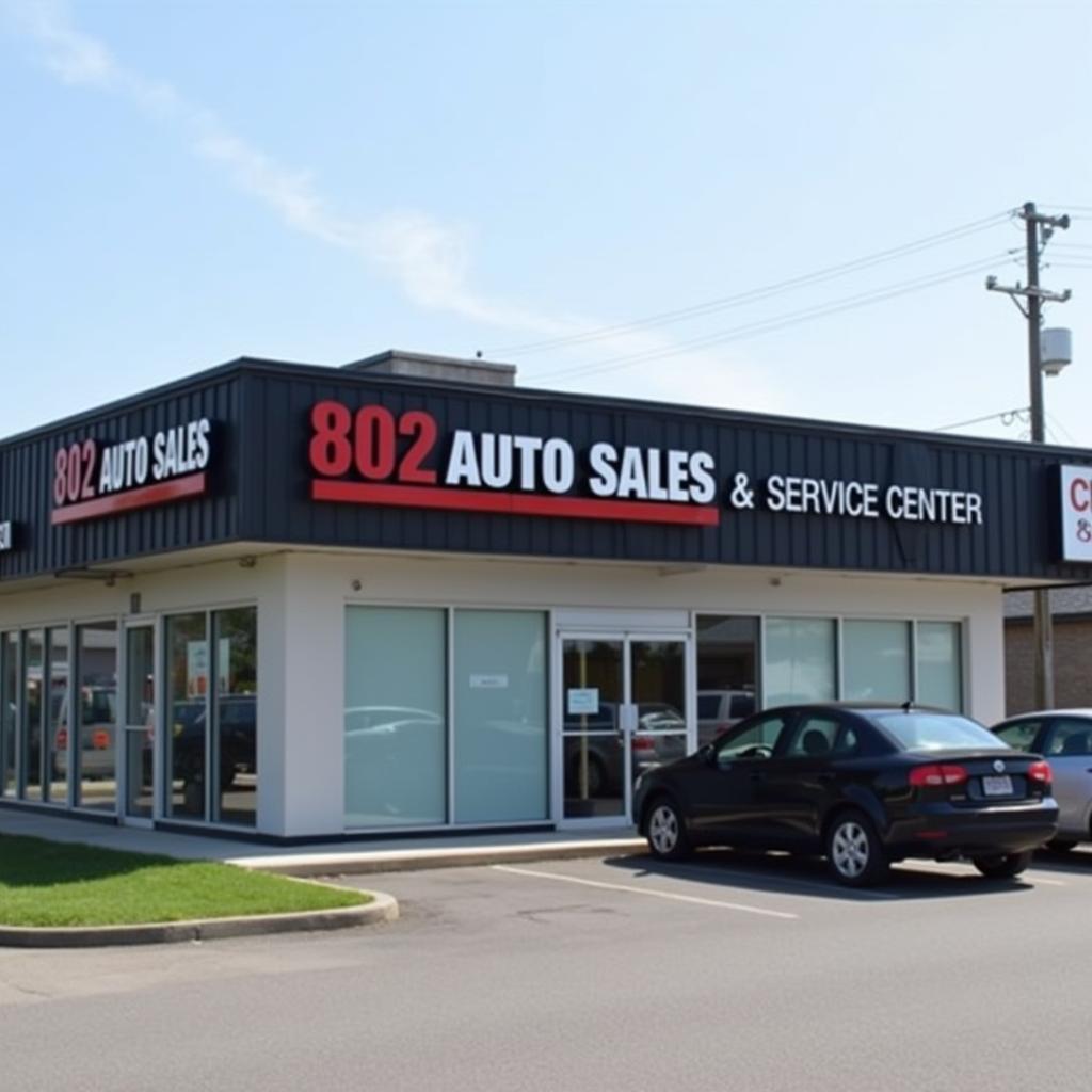 802 Auto Sales & Service Center Exterior in Milton, VT