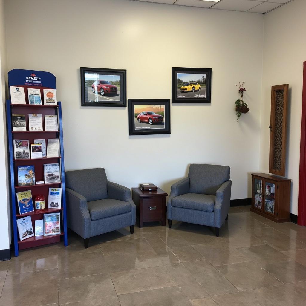 Comfortable waiting area at A-1 Auto Service Inc. in Quincy, FL.