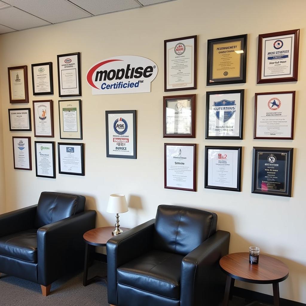 AA Auto Service Center Certifications and Accreditations