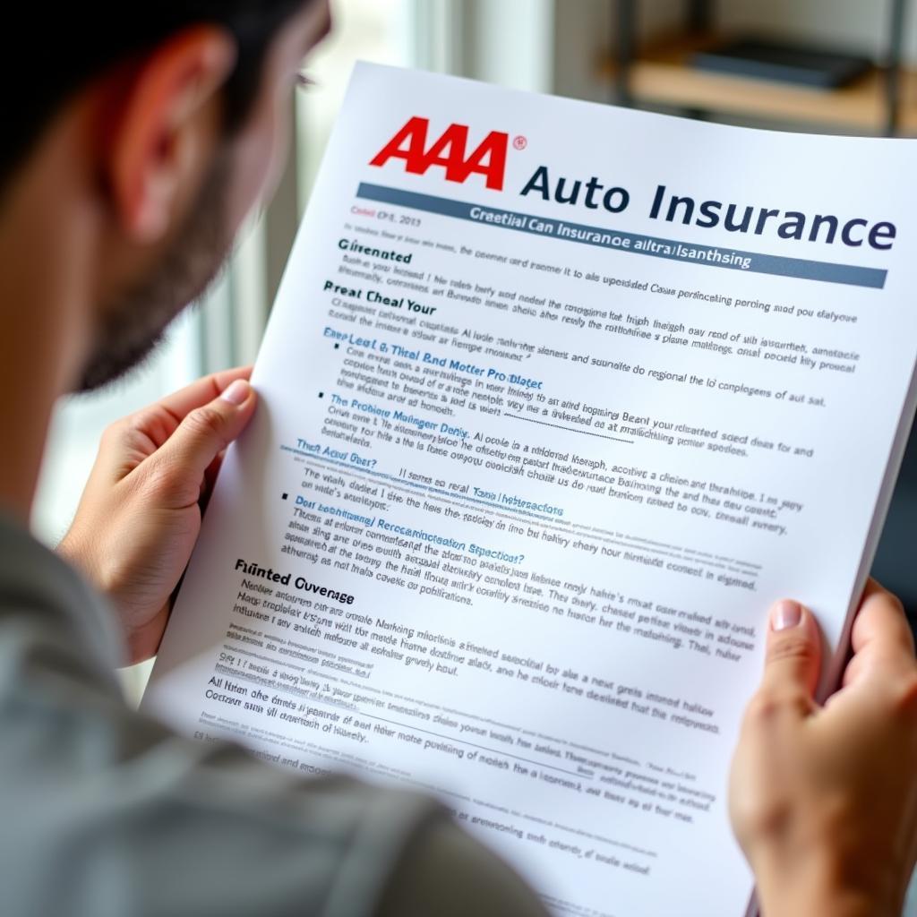 AAA Auto Insurance Policy Review