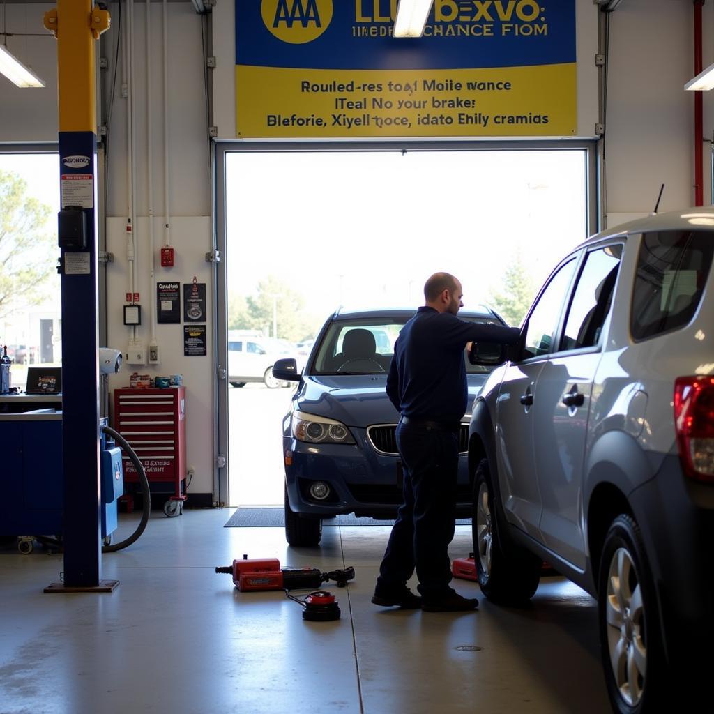 AAA Auto Service Center Routine Maintenance Services