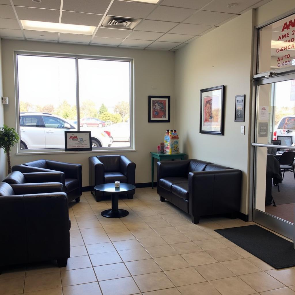 Comfortable Waiting Area at AAA Auto Service Glen Burnie