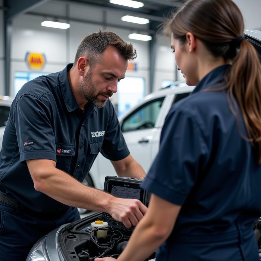 Modern Car Diagnostics at AAA Auto Service Ray Road Chandler AZ