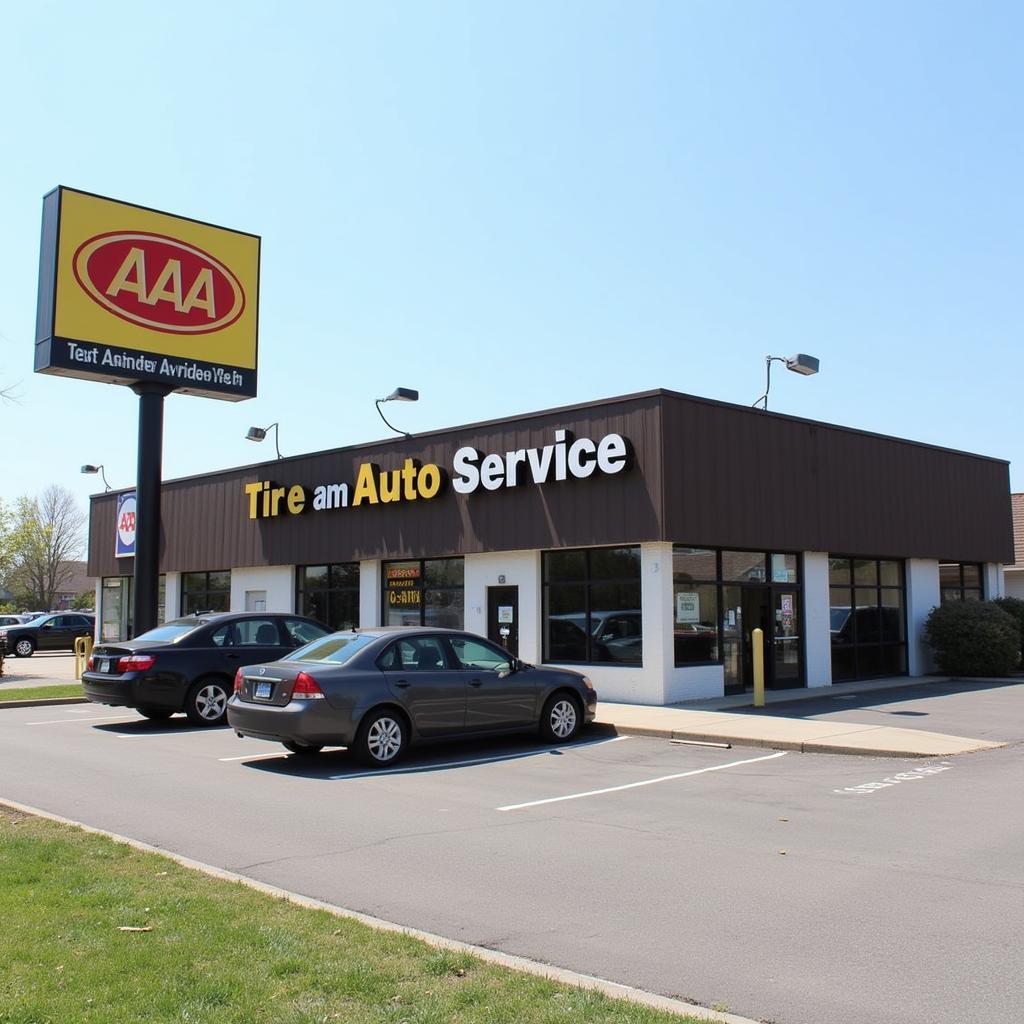 AAA Tire and Auto Service Building on Kemp Road Beavercreek