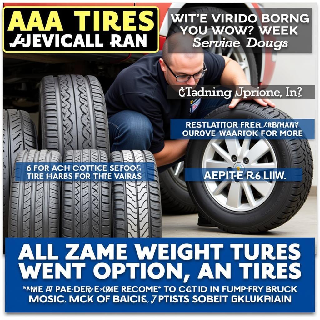 Various Tire Service Options at AAA Dayton