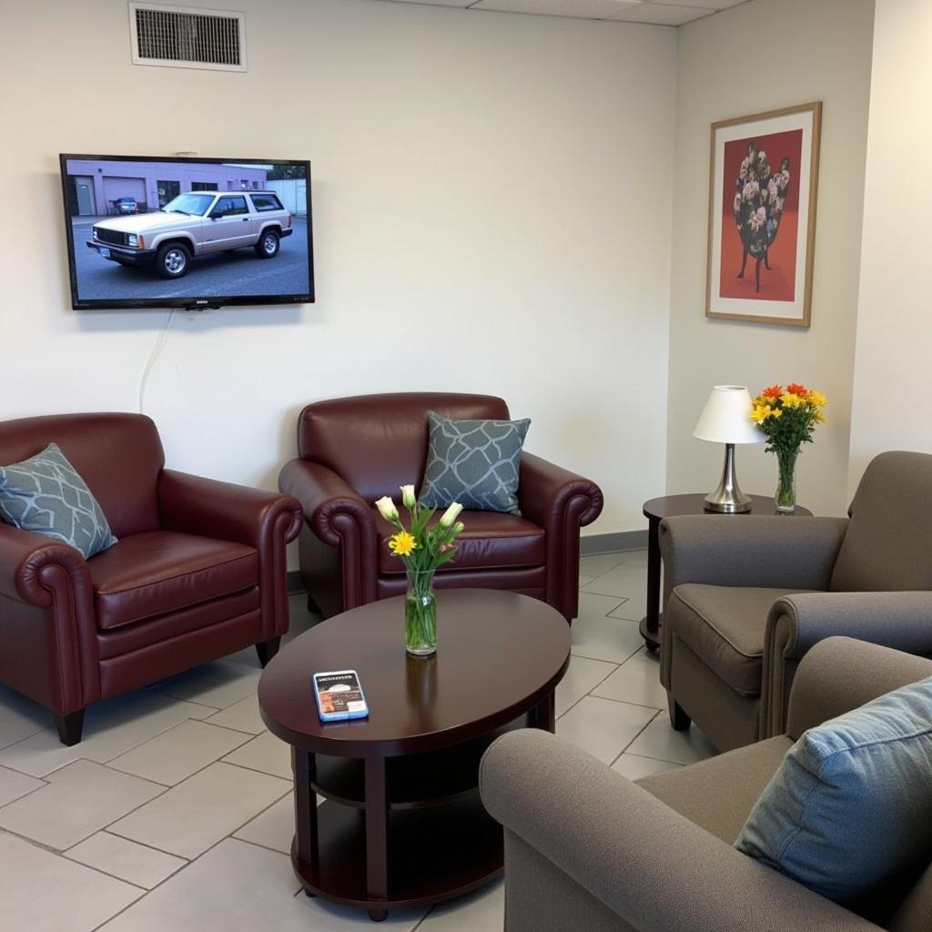 AB Auto Services Saint-Marcellin Customer Waiting Area