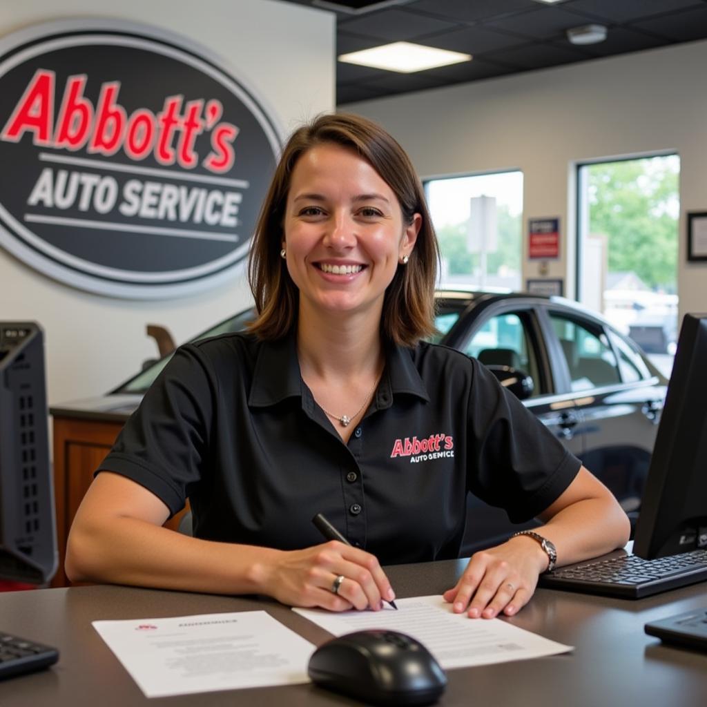 Customer Service Representative at Abbott's Auto Service