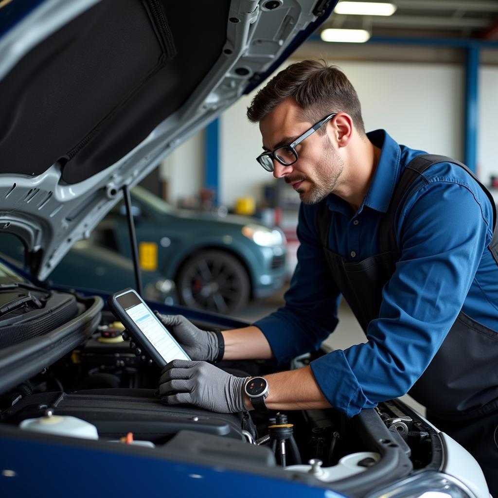 Technician Working at ABS National Auto Services Inc Knoxville TN