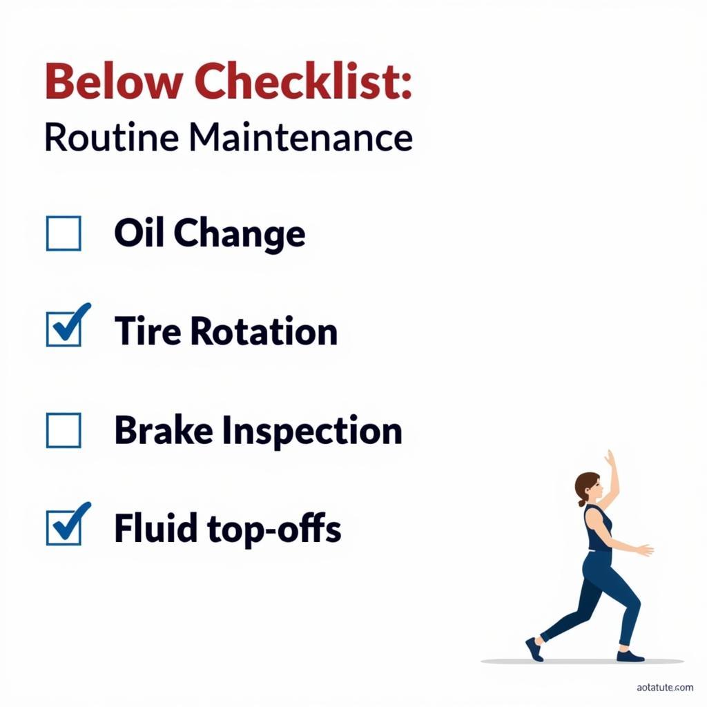 Abt Auto Service Routine Maintenance Checklist