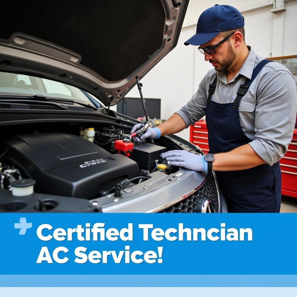 AC Service in Phoenix by a Technician