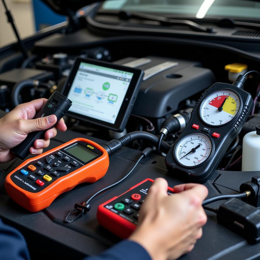 Diagnostic tools used in accu link auto services