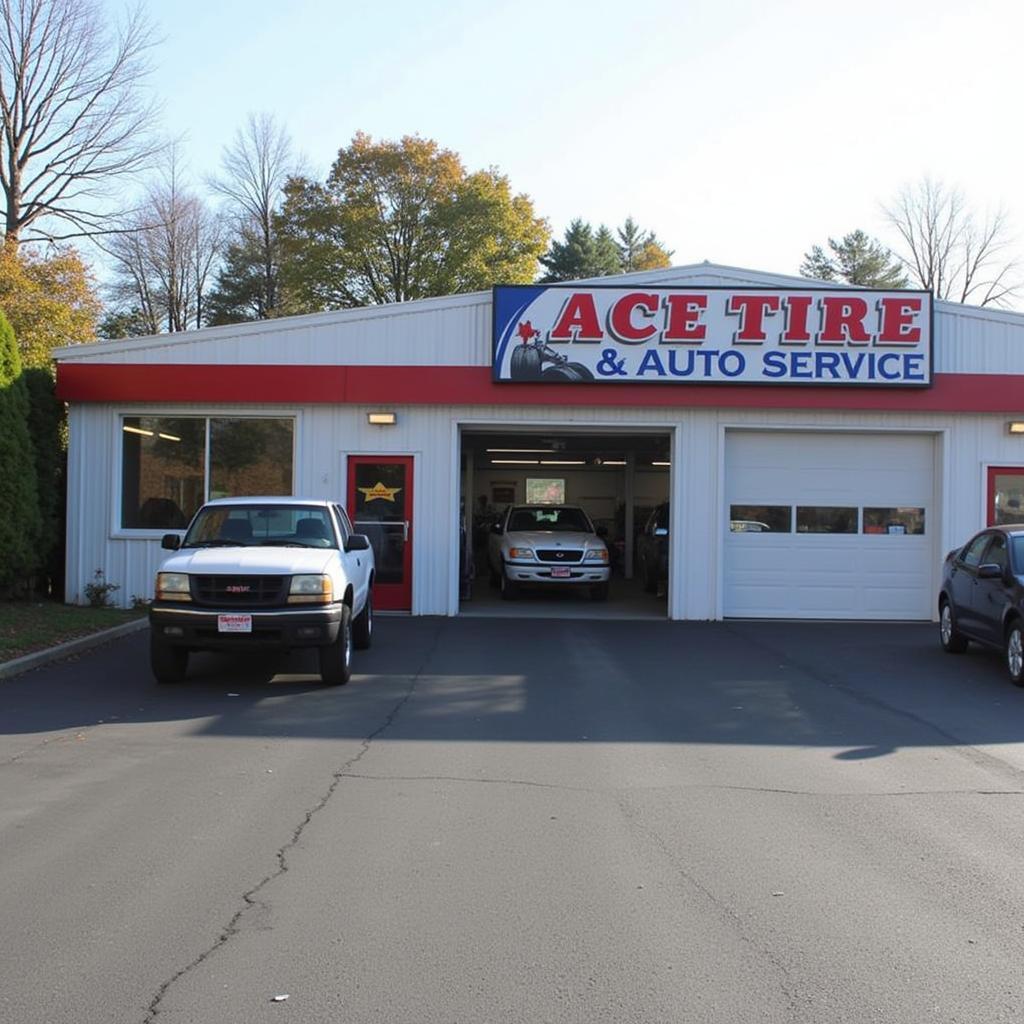 Ace Tire & Auto Service Waterville ME Building Exterior