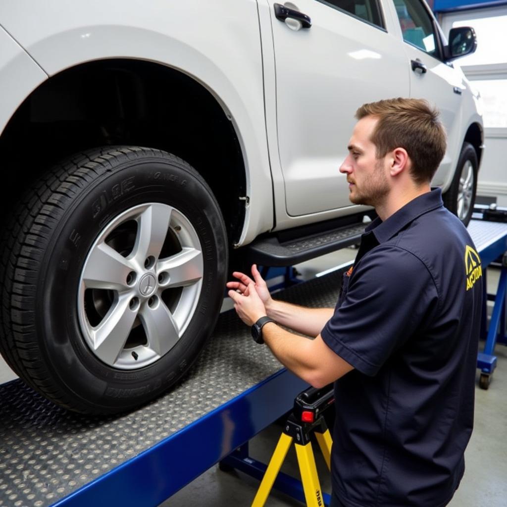 Tire Installation at Action Tire Auto Service Inc.