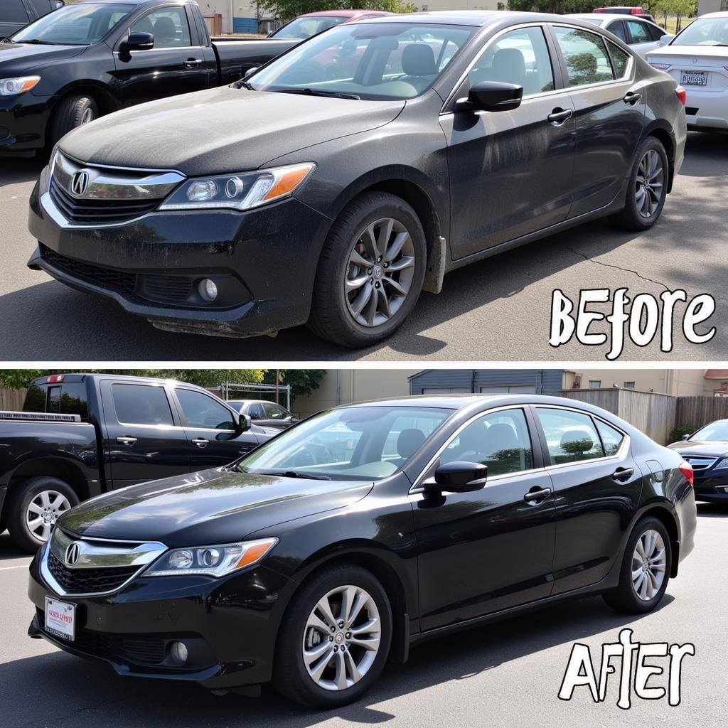 Acura Detailing Transformation - Before and After