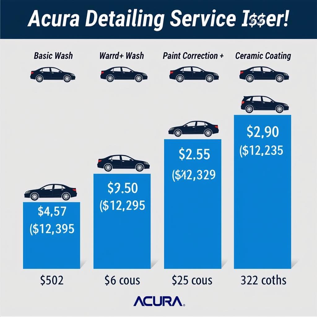 Acura Detailing Service Levels