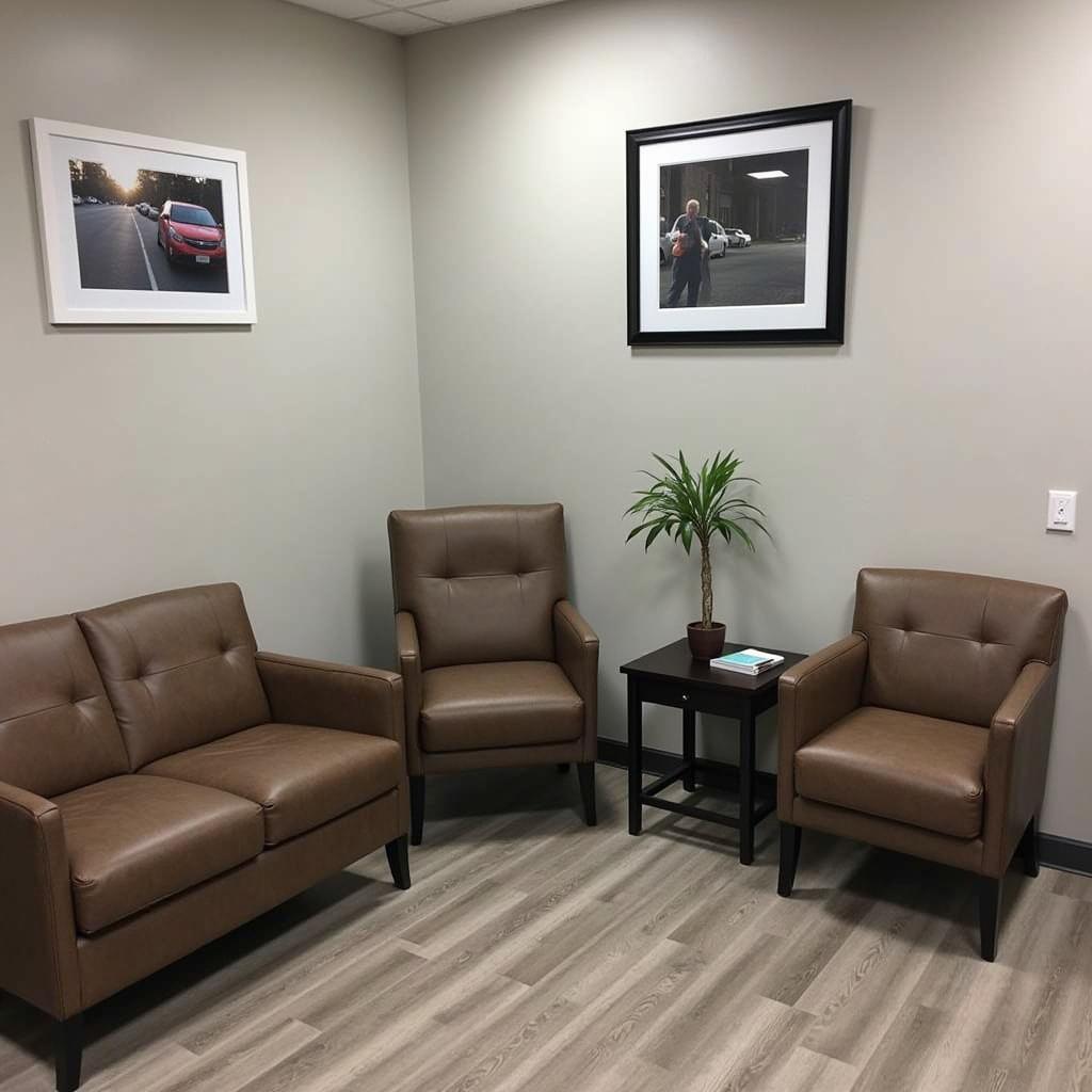 Comfortable Customer Service Area at Adams Service Auto Repair Shop in Riverside CA