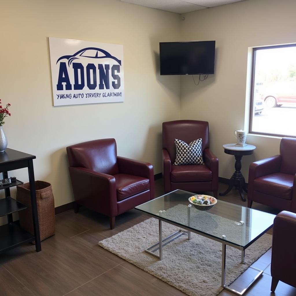 Adonis Auto Service Grand Prairie Customer Waiting Area