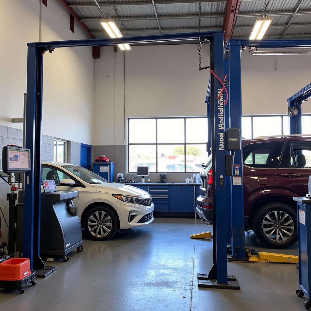 Adonis Auto Service Grand Prairie Repair Bay