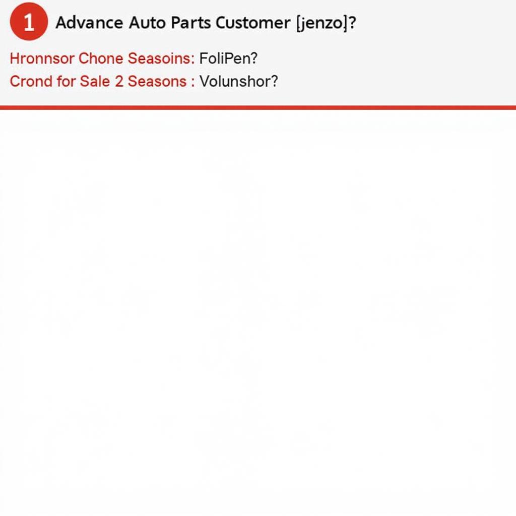 Frequently Asked Questions about Advance Auto Parts Customer Service