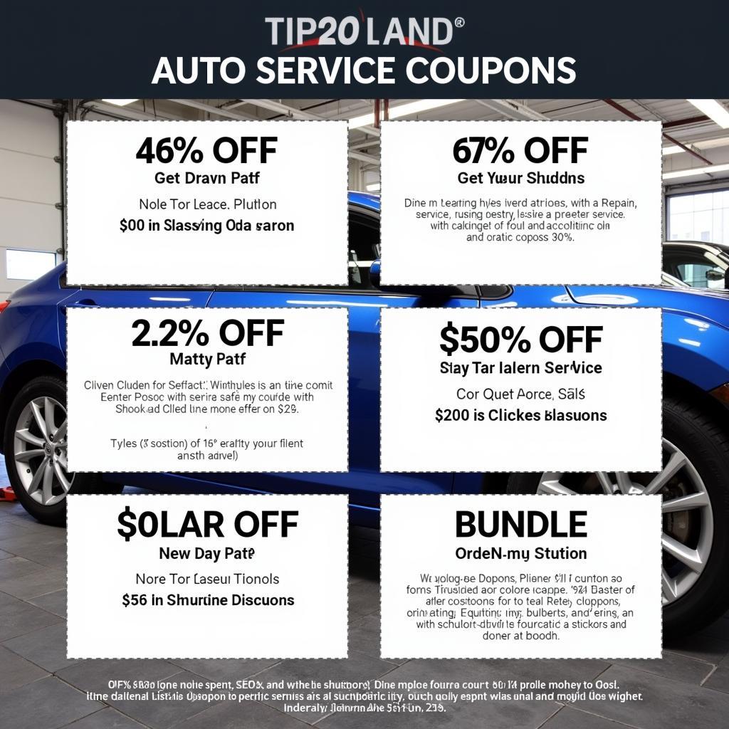 Advanced Auto Service Coupons Example