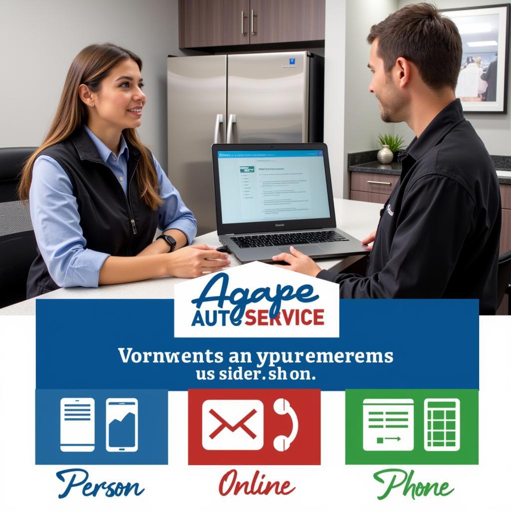 Scheduling an Appointment at Agape Auto Service