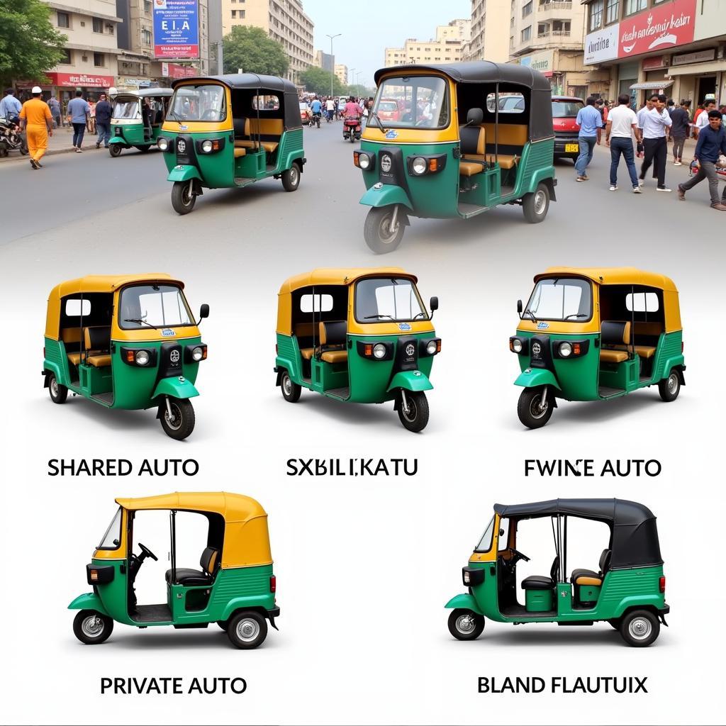 Different Types of Auto Rickshaws in Agra