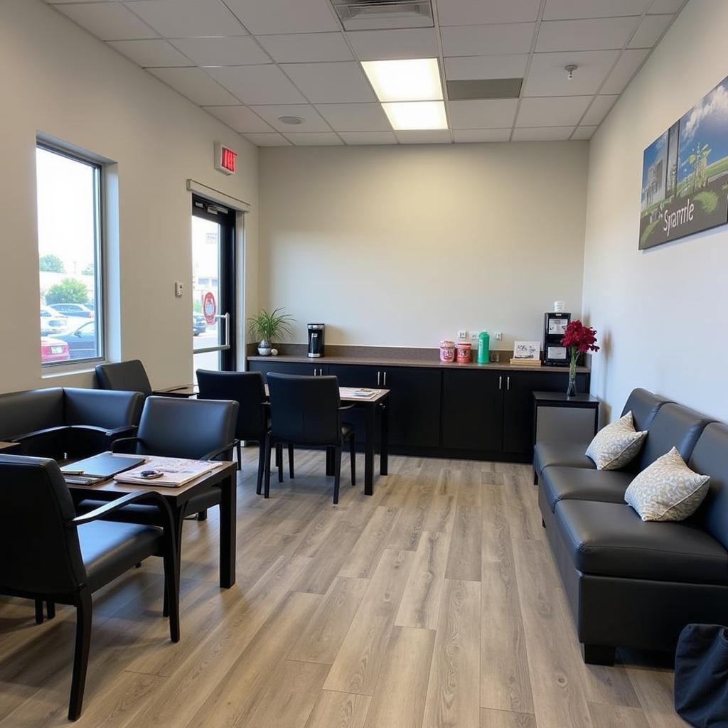 Comfortable Customer Waiting Area at AJ Auto Service