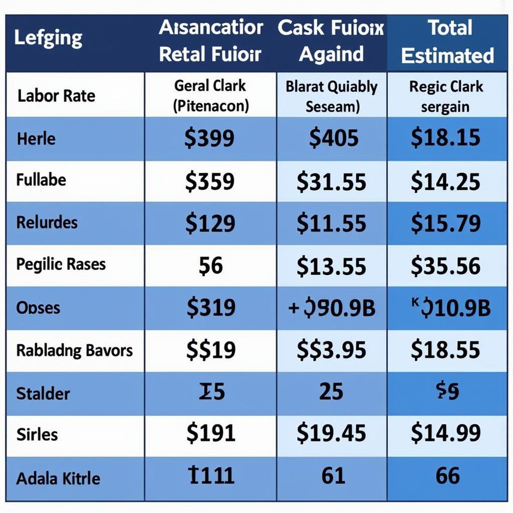 Comparing Costs of AJK Auto Services