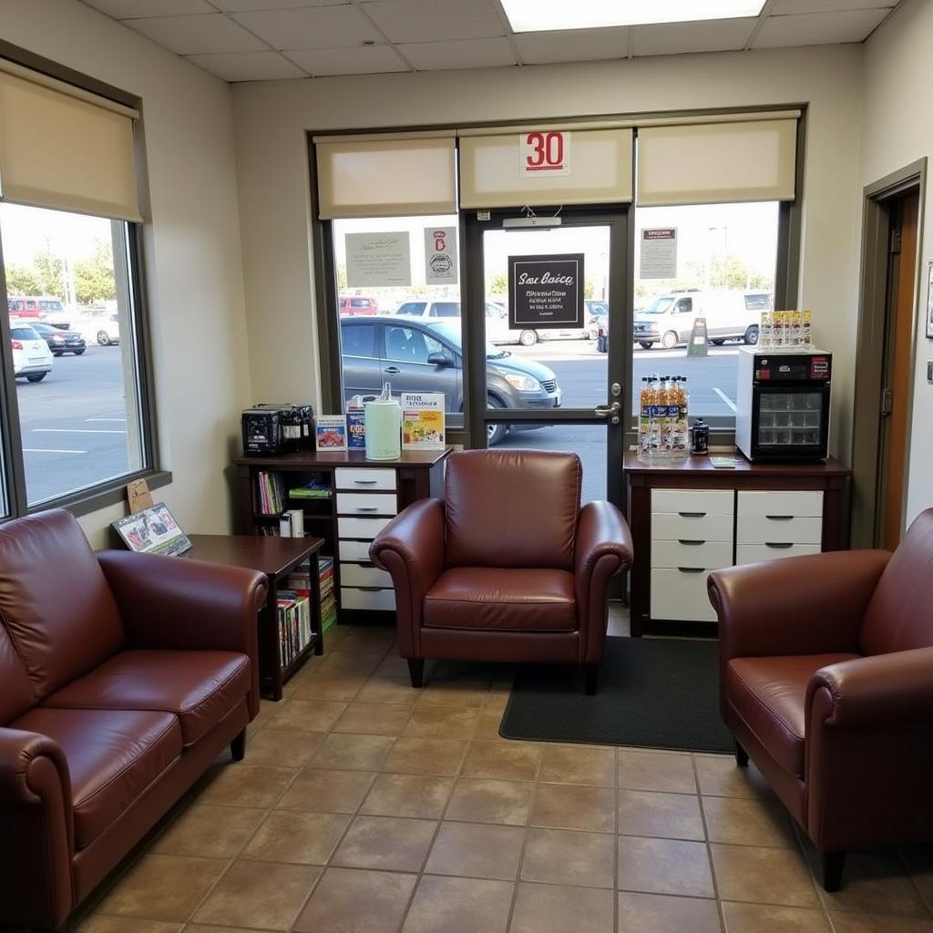 Comfortable Customer Waiting Area at Akers Auto Service