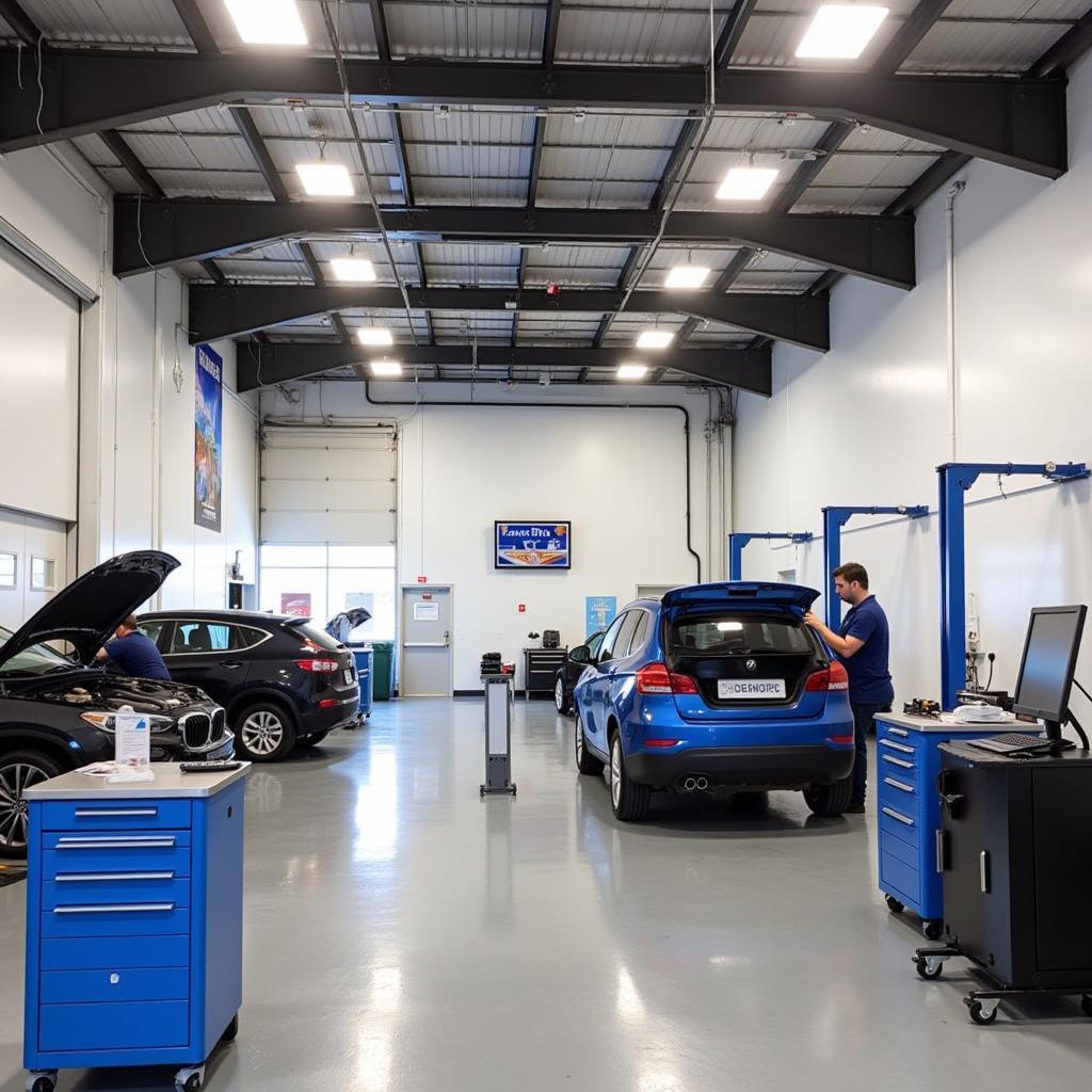 Modern and Well-Equipped Facility at Akins & Bobb Auto Services Center