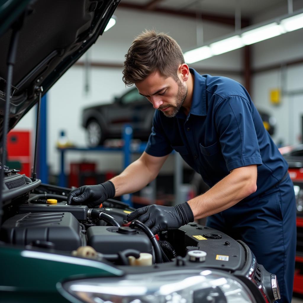 Skilled Auto Technicians at Work in Cambridge